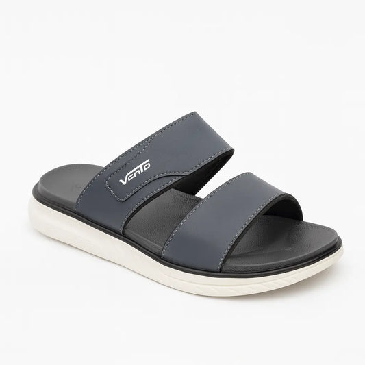 Men’s Double Strap Slide Sandals – Navy