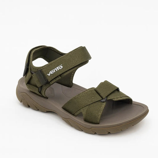 Men’s Adjustable Sports Sandals – Olive Green