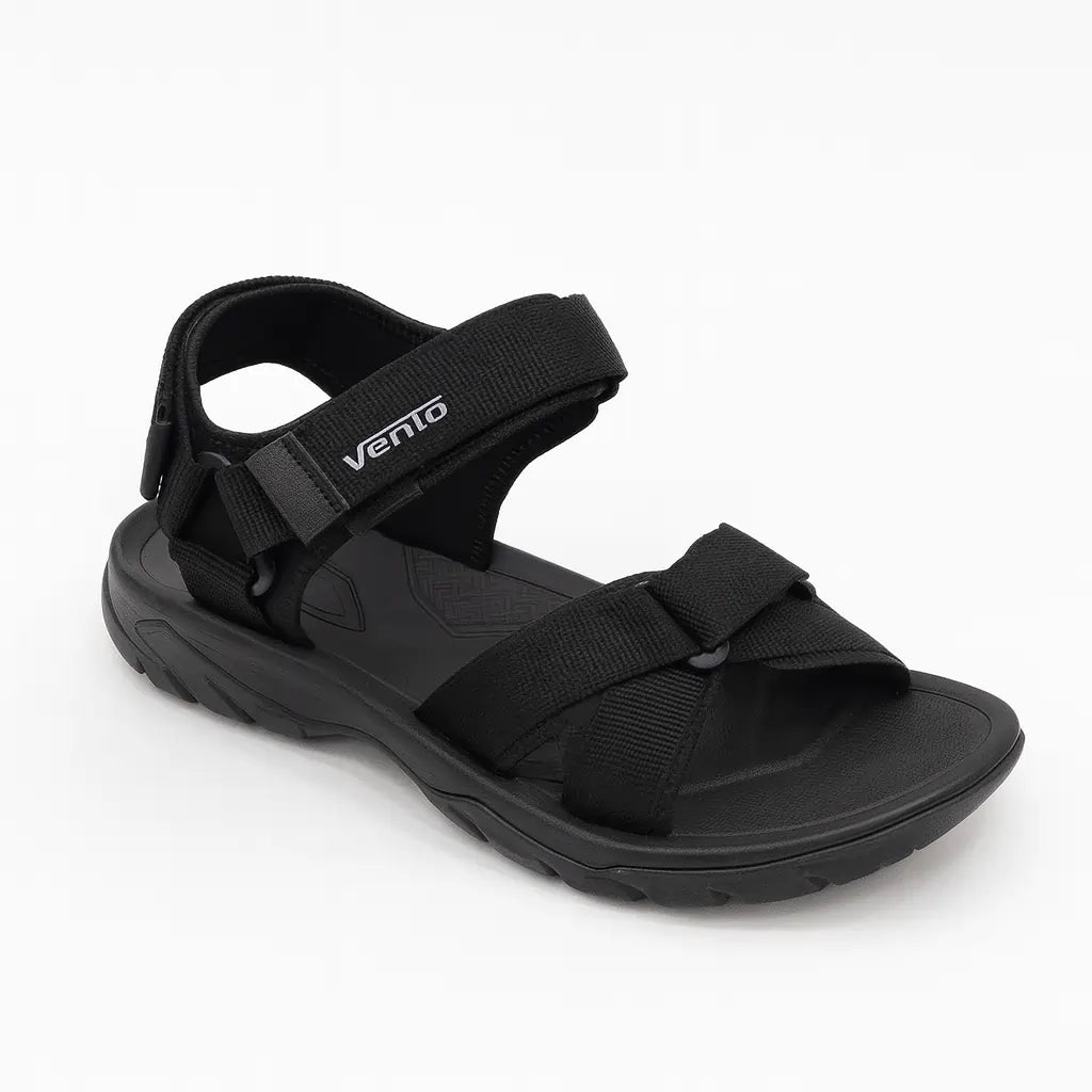 Men’s Adjustable Sports Sandals – Black