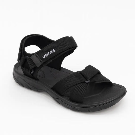 Men’s Adjustable Sports Sandals – Black